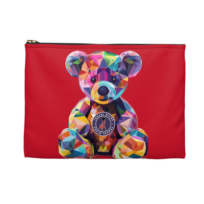 Diva Bear Red Accessory Pouch