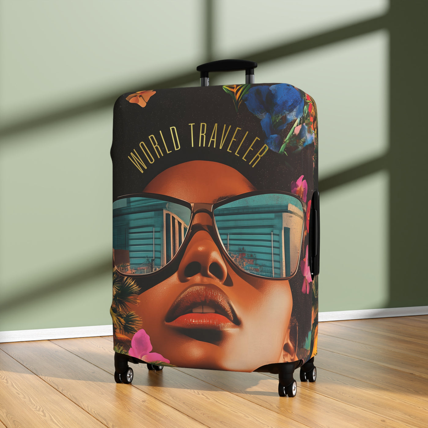 World Traveler Luggage Cover