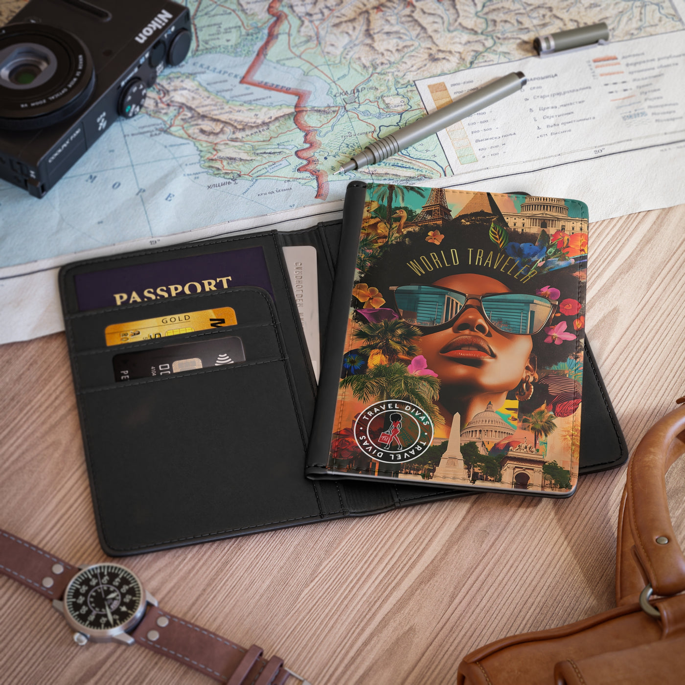 World Traveler Passport Cover