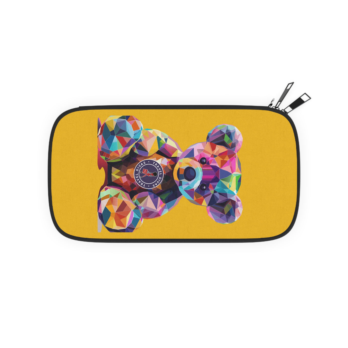 Diva Bear Yellow Passport Wallet