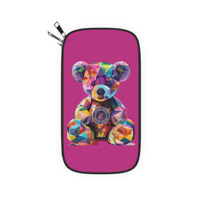 Diva Bear Pink Passport Wallet