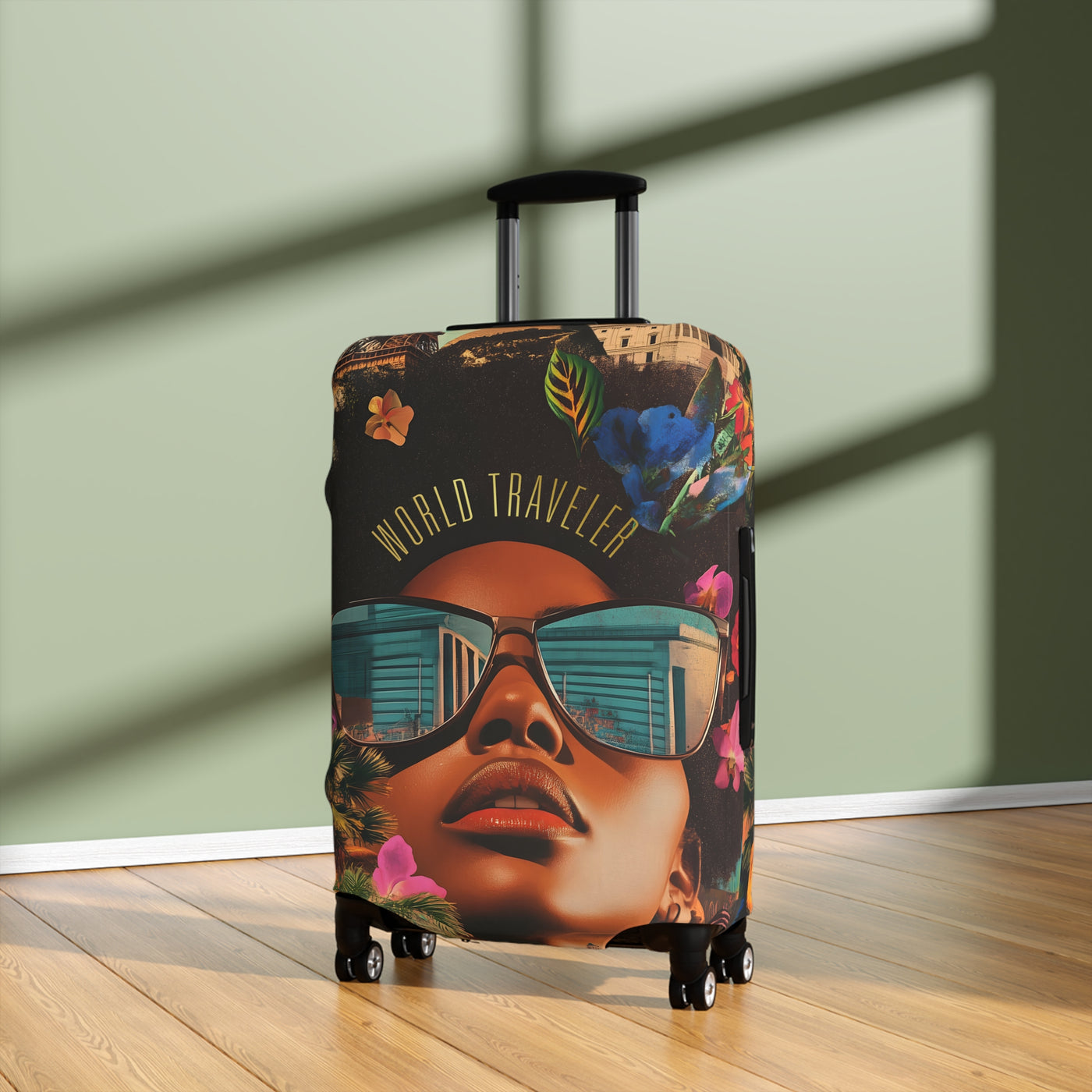 World Traveler Luggage Cover