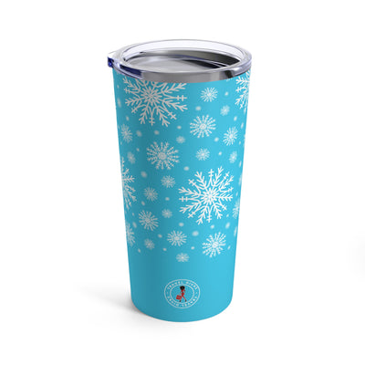 Snowflakes Blue Tumbler 20oz