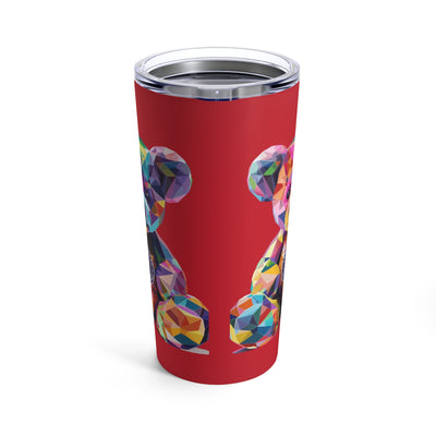 Diva Bear Red Tumbler 20oz