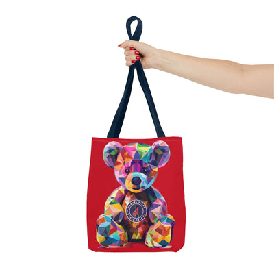 Diva Bear Red Tote Bag (AOP)