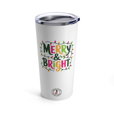 Merry & Bright Tumbler 20oz