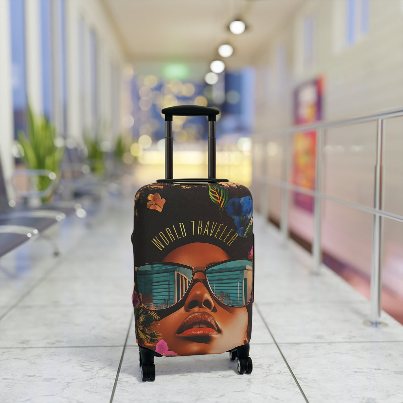 World Traveler Luggage Cover