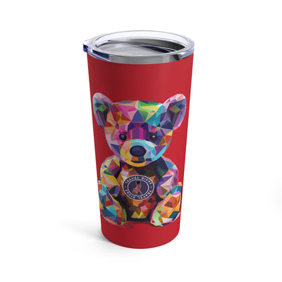 Diva Bear Red Tumbler 20oz