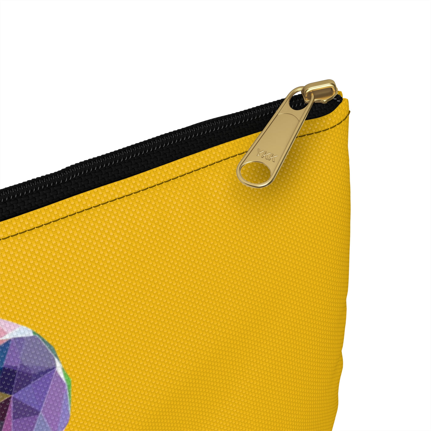 Diva Bear Yellow Accessory Pouch