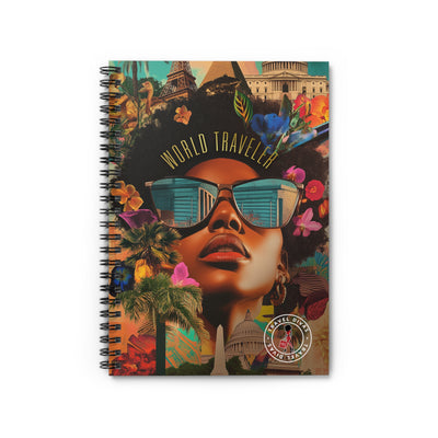 World Traveler Spiral Notebook - Ruled Line