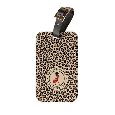 Leopard Luggage Tag