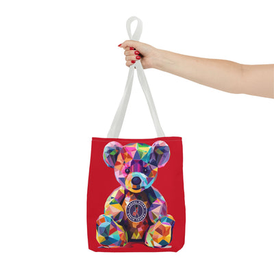 Diva Bear Red Tote Bag (AOP)