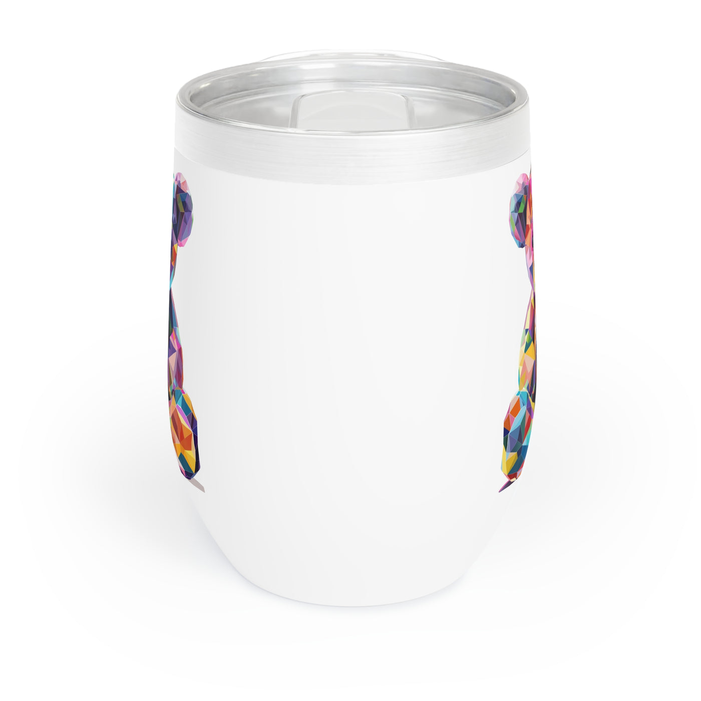 Diva Bear Purple Chill Wine Tumbler