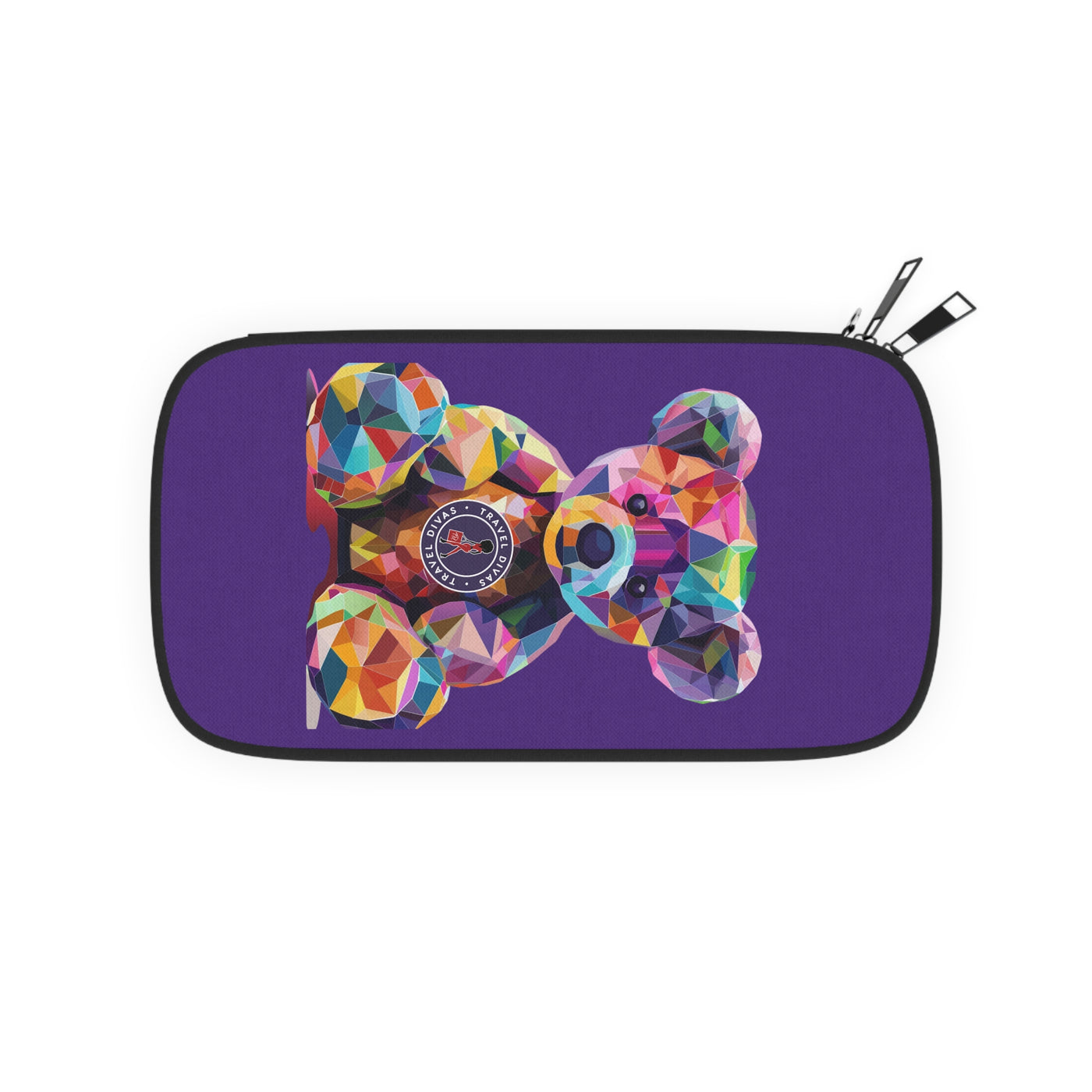 Diva Bear Purple Passport Wallet