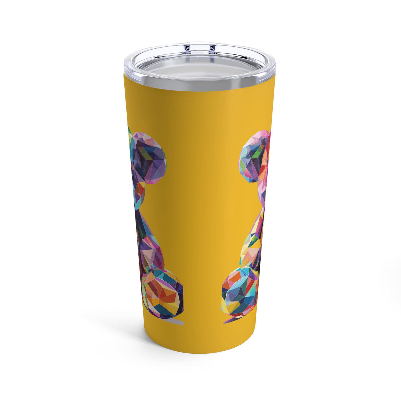 Diva Bear Yellow Tumbler 20oz