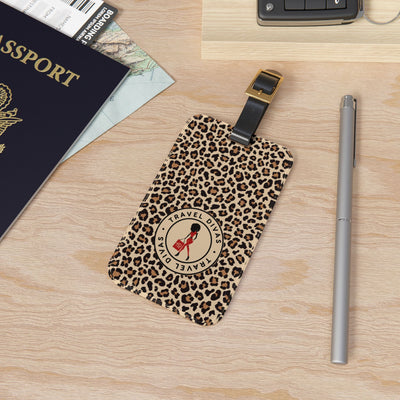 Leopard Luggage Tag