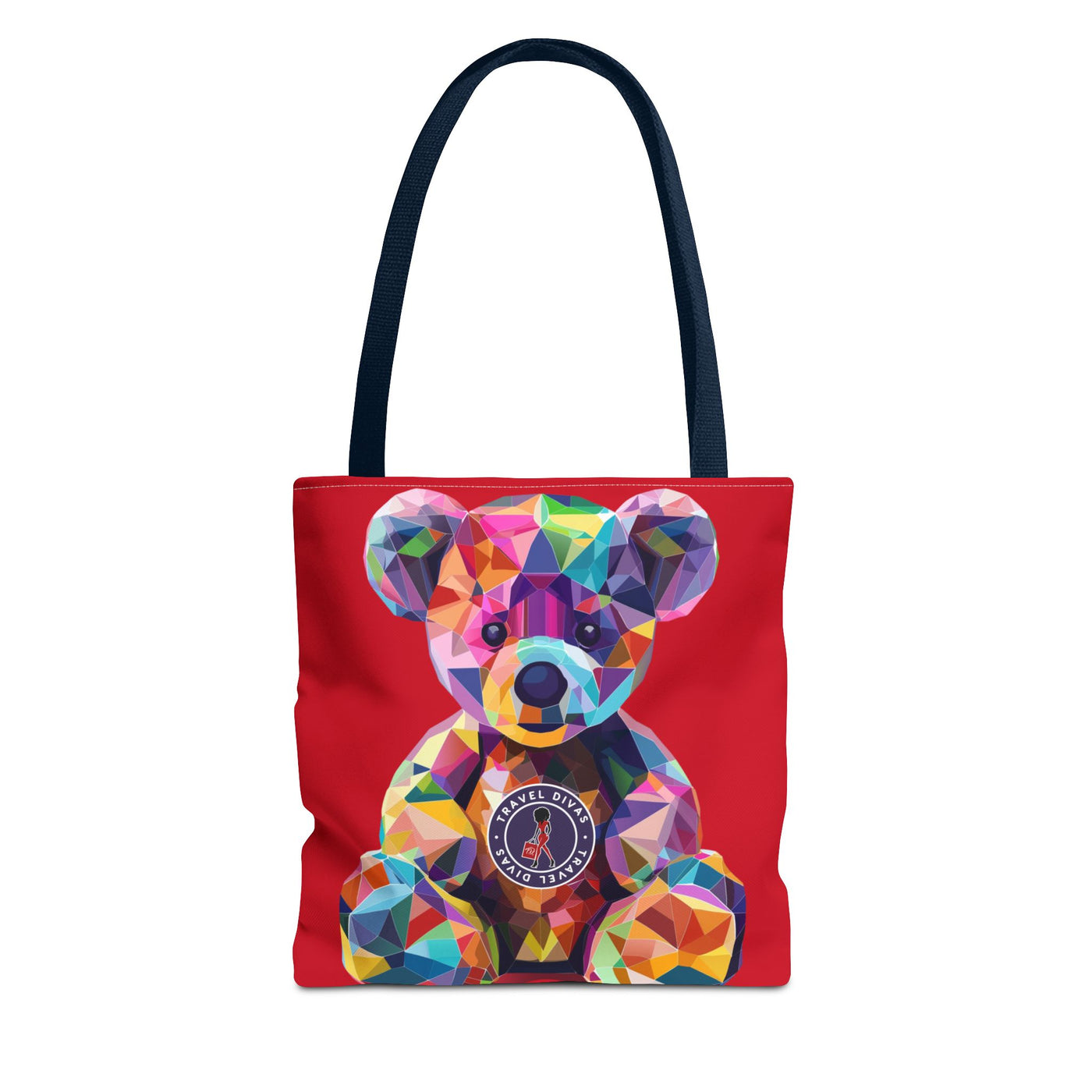 Diva Bear Red Tote Bag (AOP)