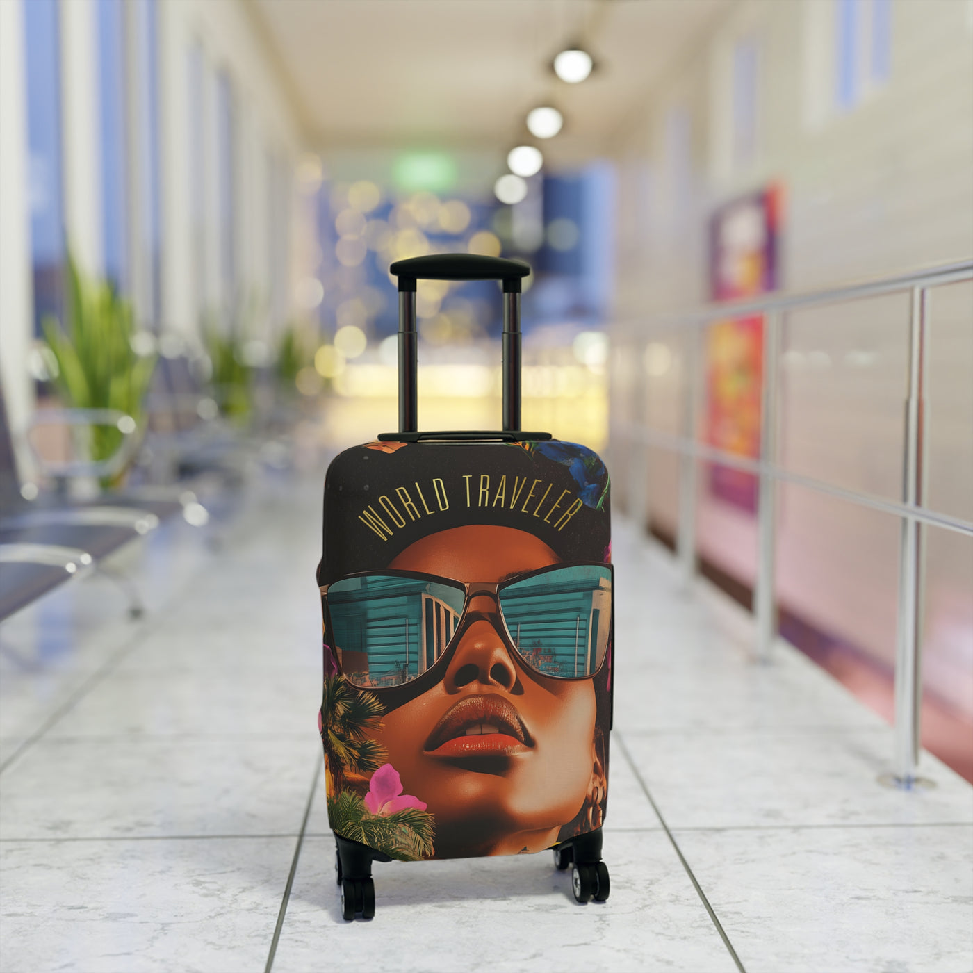 World Traveler Luggage Cover