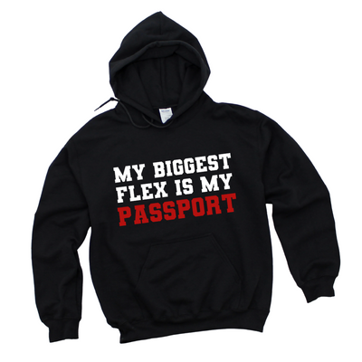 Biggest Flex Unisex Hoodie - BLACK