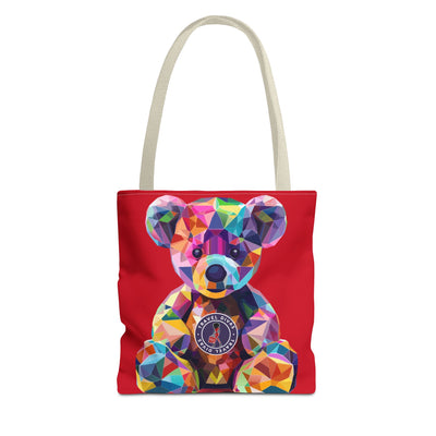 Diva Bear Red Tote Bag (AOP)