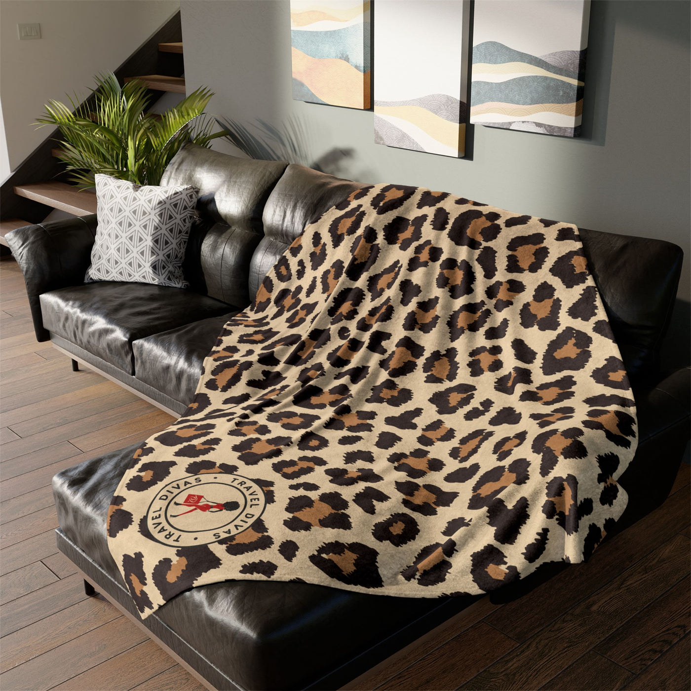 Leopard Soft Polyester Blanket