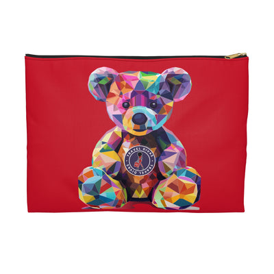 Diva Bear Red Accessory Pouch