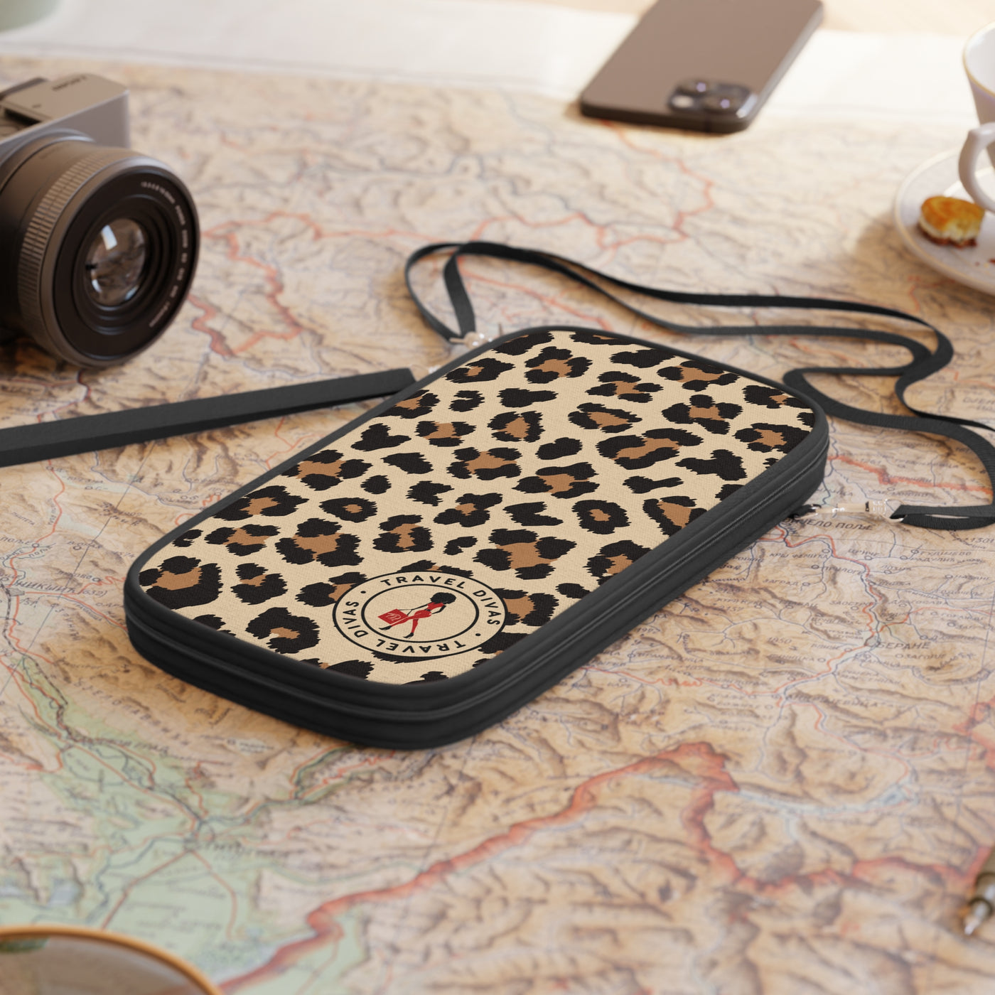 Leopard Passport Wallet