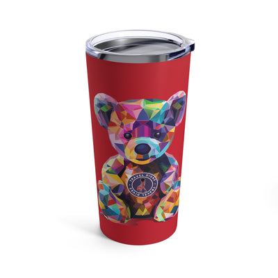 Diva Bear Red Tumbler 20oz