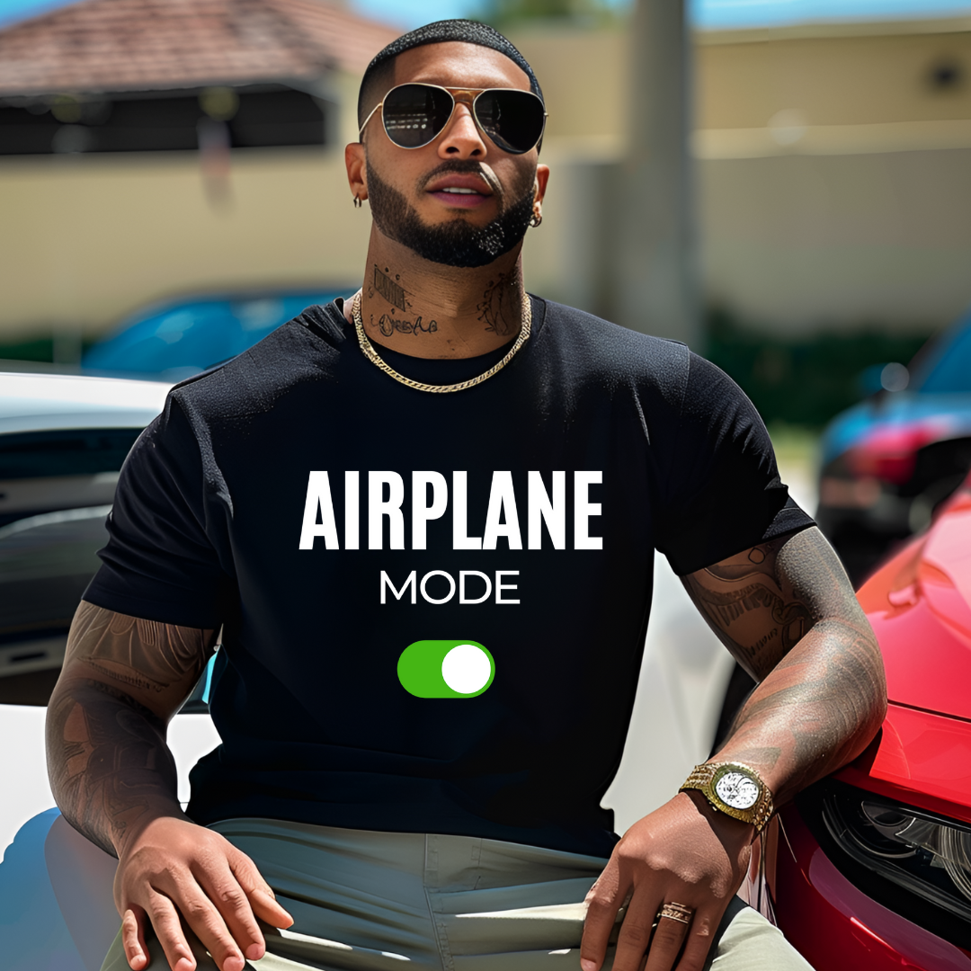 Airplane Mode On Unisex Black Edition