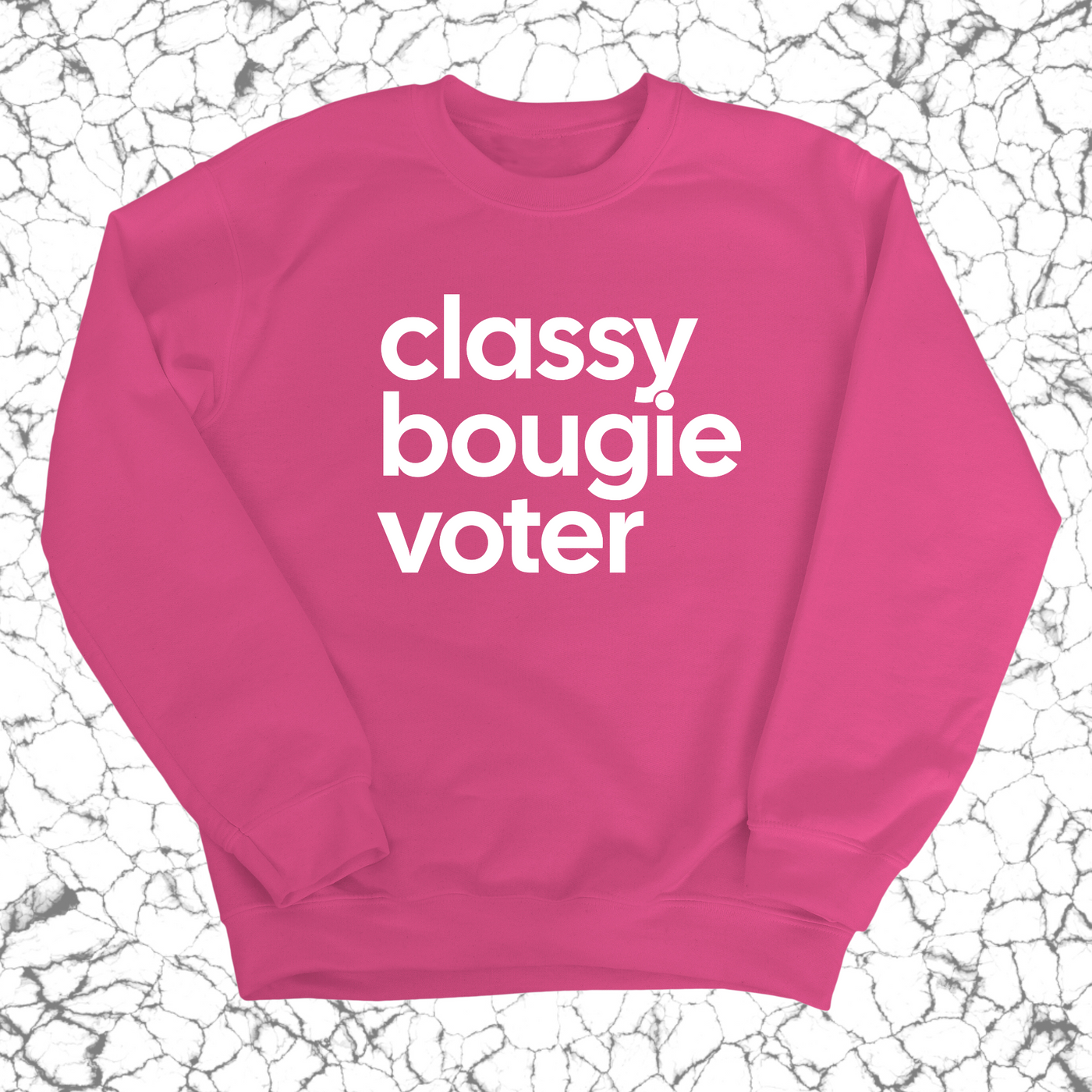 Classy Bougie Voter Unisex Sweatshirt