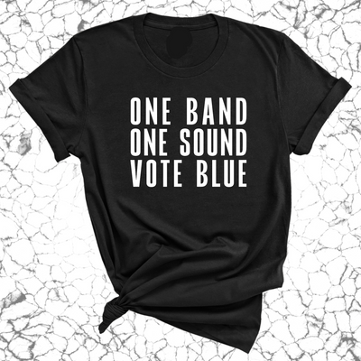 One Band One Sound Vote Blue  (UNISEX FIT T-SHIRT)